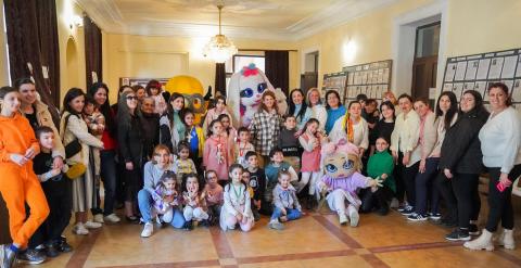 Easter Kids Egg Race at Spring of Life Armenia