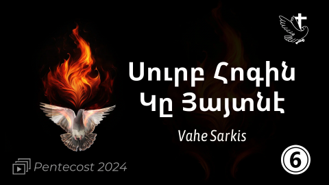 The Holy Spirit Reveals - Vahe Sarkis